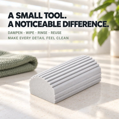 Ripple-Grip Damp Dusting Sponge