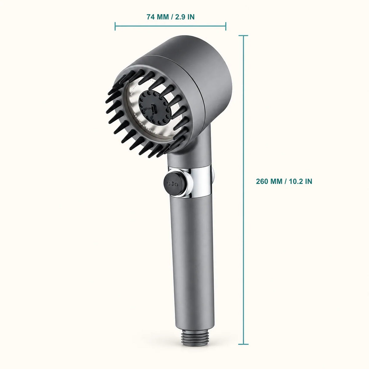 4-in-1 High-Pressure Shower Head: Check the fit before you buy.