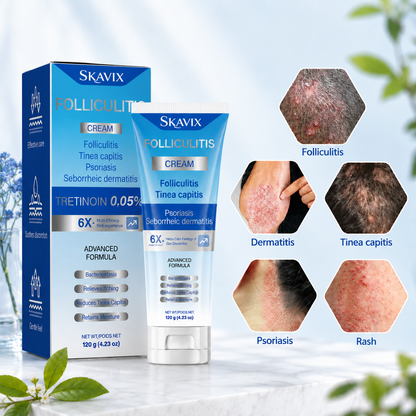 💙 SKAVIX Folliculitis Soothing Cream for Folliculitis Scalp Face and Body 💙