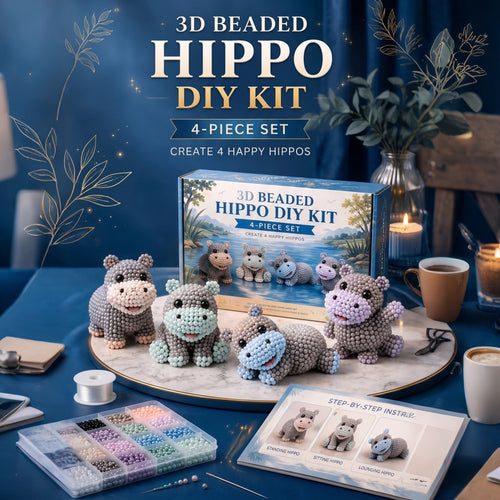 ✨ 3D Bead Miniatures Studio Kit ✨Create adorable animals, florals and fantasy designs with step‑by‑step guide.