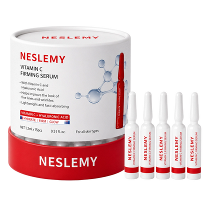 ✨ NESLEMY Vitamin C Collagen Firming Serum Ampoules – Brightening, Hydrating & Anti-Wrinkle Skin Care
