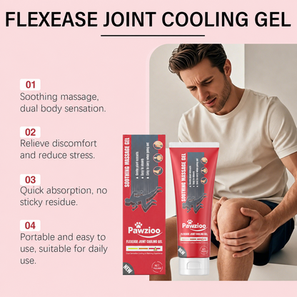 ✨ Pawzioo Turmeric & Menthol Joint & Muscle Massage Gel – Cooling Comfort Care for Knees, Back, Neck, Hands & Feet ✨