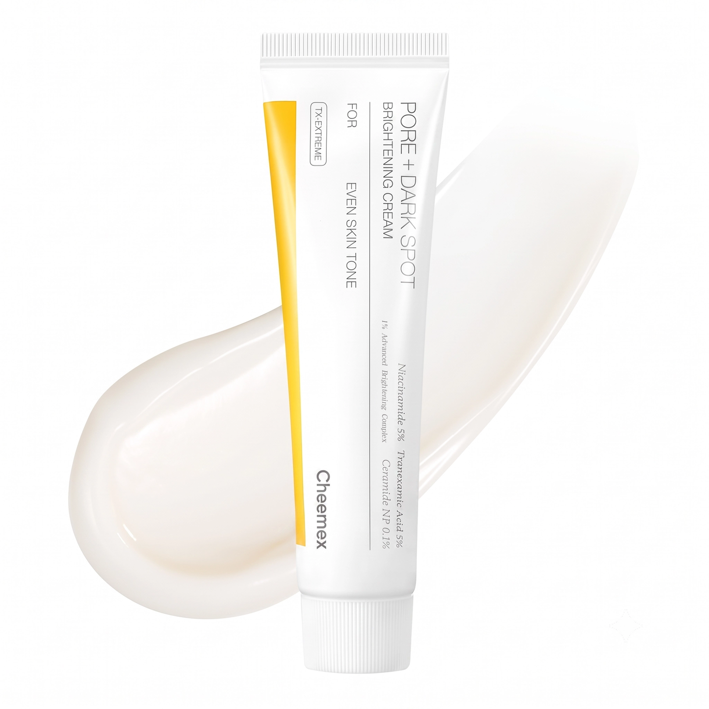 ✨ Cheemex Pore & Dark Spot Brightening Cream – TXA + Niacinamide Daily Even-Tone Moisturizer 💛