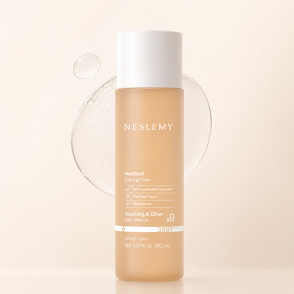 ✨ NESLEMY Heartleaf Calming Toner – Soothing, Hydrating & Skin-Balancing Care with Centella + Panthenol ✨