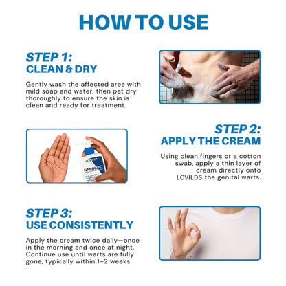 LOVILDS NanoLipo HPV Genital Warts Eraser Cream