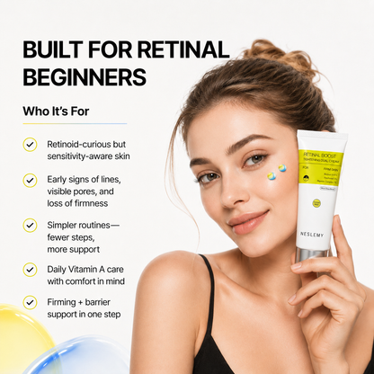 💜 NESLEMY Retinal Shot Dual-Action Firming Cream – 0.05% Retinal, 3% Matrixyl & 5% Panthenol for Wrinkles, Fine Lines & Firmer-Looking Skin ✨