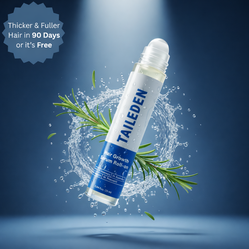 TAILEDEN Pro-Growth Roll-On Hair Growth Serum | Fuller Hair & Firmer Scalp