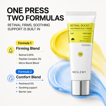 💜 NESLEMY Retinal Shot Dual-Action Firming Cream – 0.05% Retinal, 3% Matrixyl & 5% Panthenol for Wrinkles, Fine Lines & Firmer-Looking Skin ✨