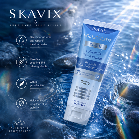 💙 SKAVIX Folliculitis Soothing Cream for Folliculitis Scalp Face and Body 💙