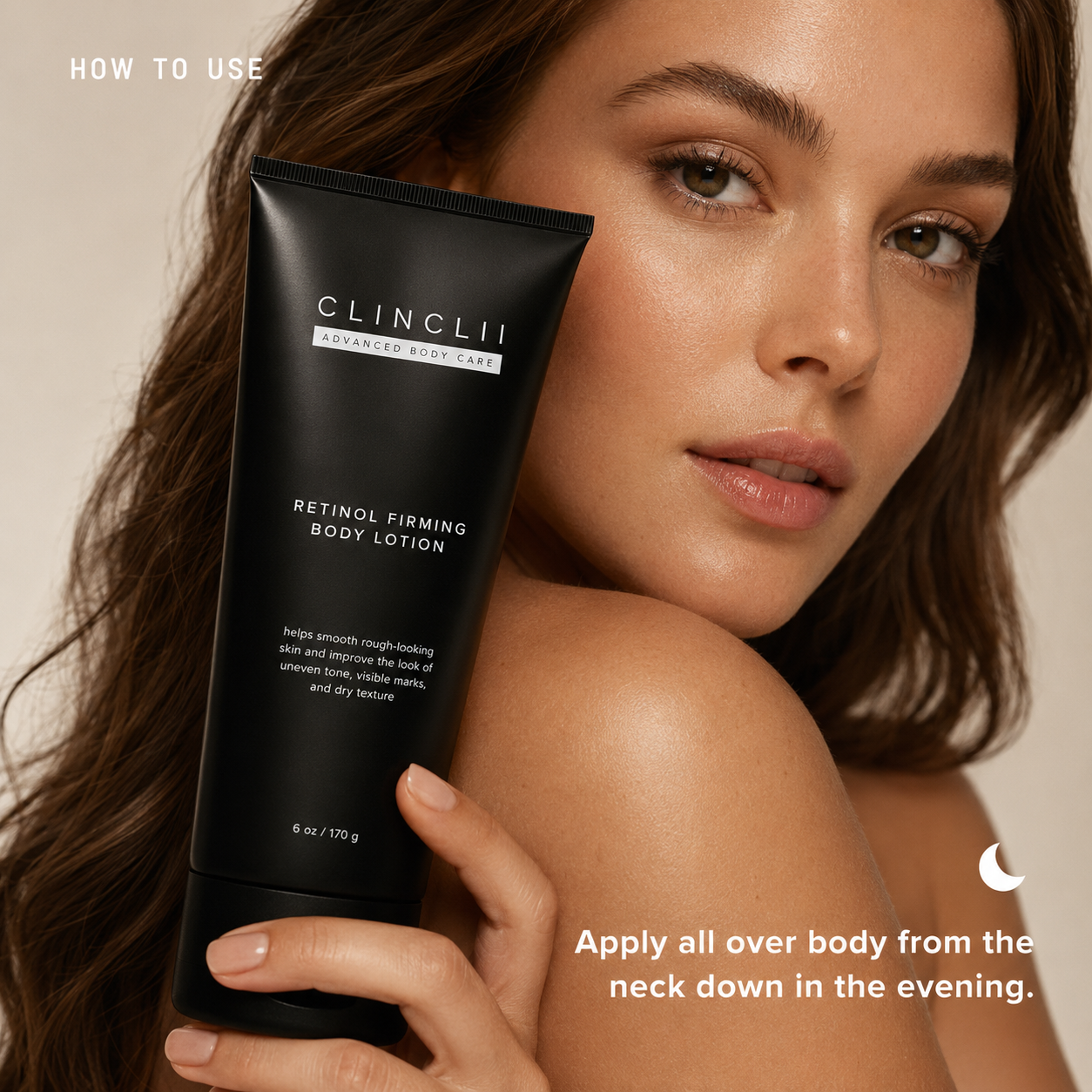 ✨ Clinclii Retinol Firming Body Lotion – Smoothing, Elasticity & Hydrating Care with Ceramides + Shea Butter ✨