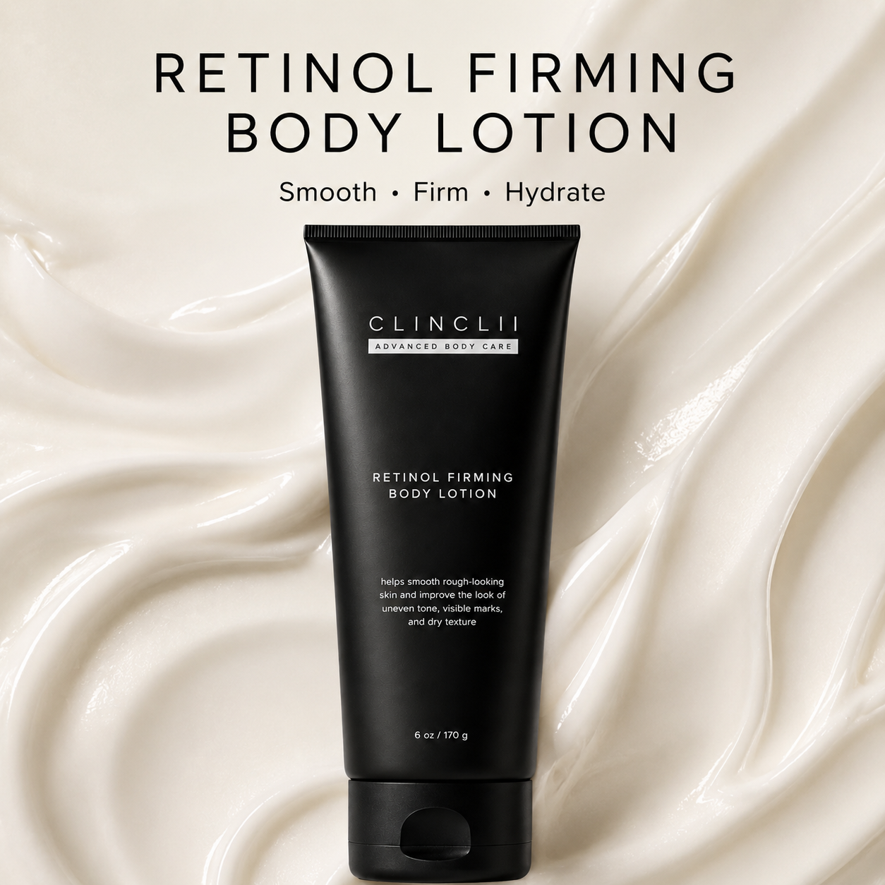 ✨ Clinclii Retinol Firming Body Lotion – Smoothing, Elasticity & Hydrating Care with Ceramides + Shea Butter ✨