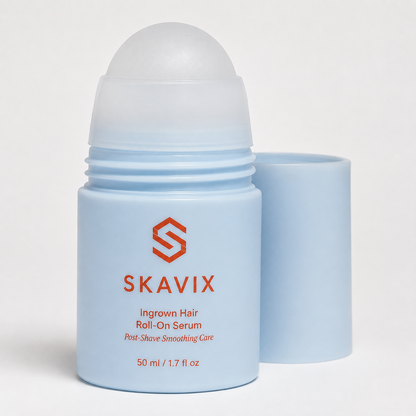 ✨ SKAVIX Ingrown Hair Roll-On Serum – Smoothing Care for Razor Bumps, Trapped Hairs & Post-Shave Irritation ✨