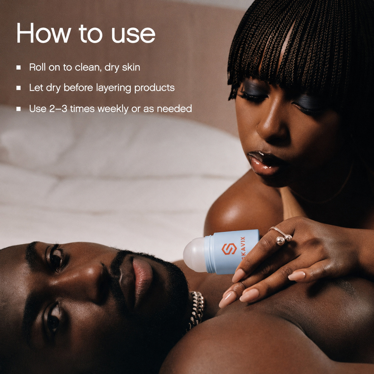 ✨ SKAVIX Ingrown Hair Roll-On Serum – Smoothing Care for Razor Bumps, Trapped Hairs & Post-Shave Irritation ✨