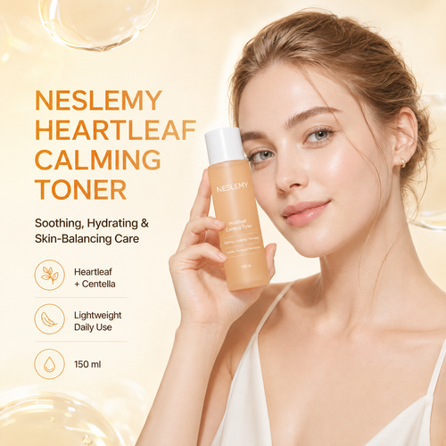 ✨ NESLEMY Heartleaf Calming Toner – Soothing, Hydrating & Skin-Balancing Care with Centella + Panthenol ✨