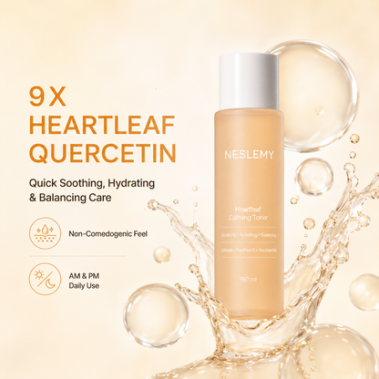 ✨ NESLEMY Heartleaf Calming Toner – Soothing, Hydrating & Skin-Balancing Care with Centella + Panthenol ✨
