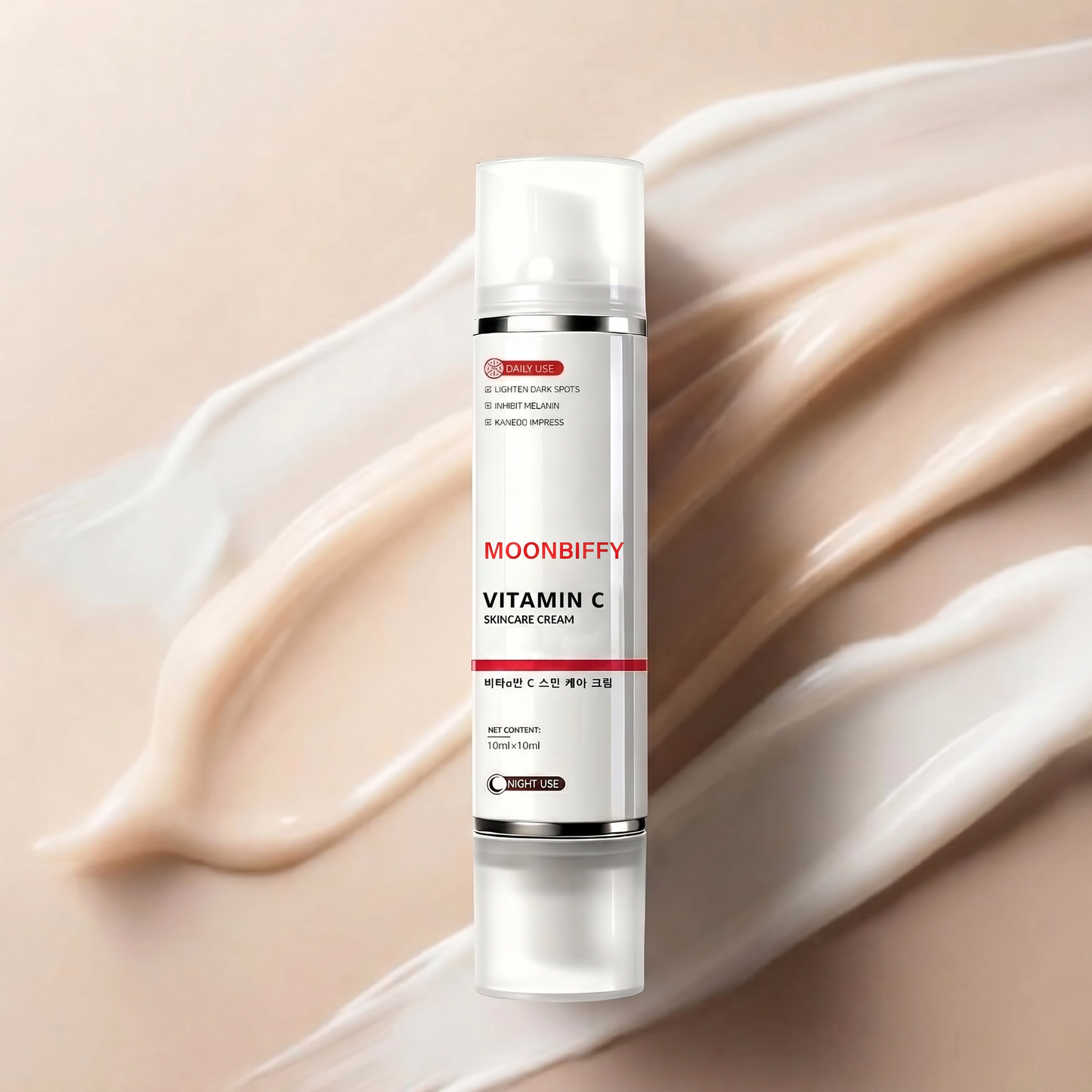 ✨ MOONBIFFY Vitamin C + Niacinamide Day & Night Cream – Brightening & Even-Tone Care 💧