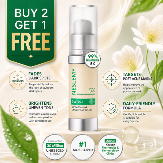 ✨ NESLEMY 5X DW-EGF Dark Spot Correcting Ampoule 🌙
