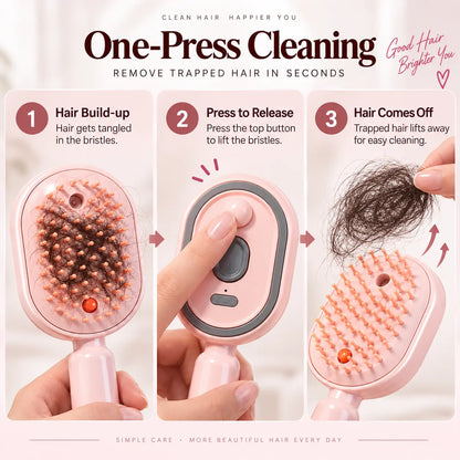 Electric Mist Massage Hair Brush