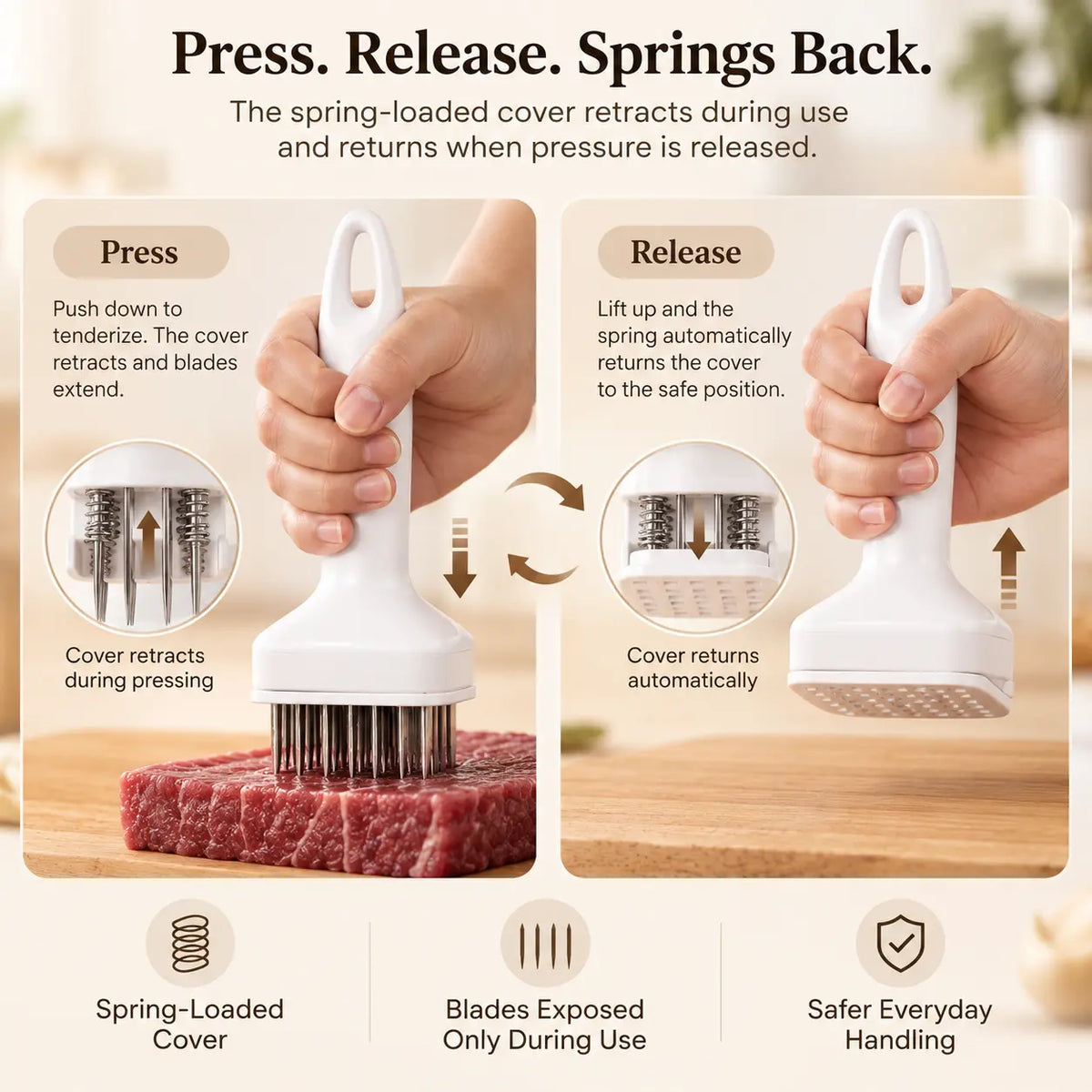 Stainless Steel Meat Tenderizer