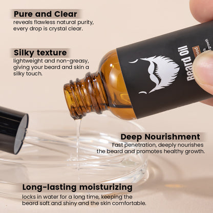 🧔 Beard Care Set – Shape, Soften & Strengthen Your Beard
