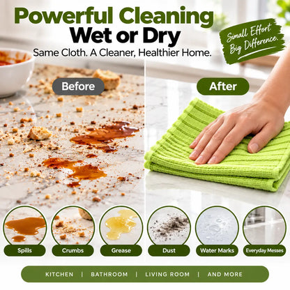 Reusable Tear-Off Cleaning Cloth Roll