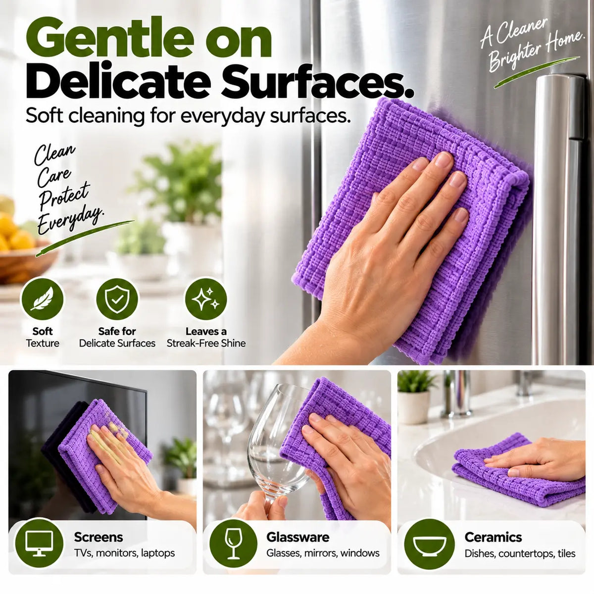 Reusable Tear-Off Cleaning Cloth Roll