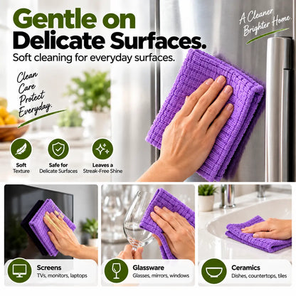 Reusable Tear-Off Cleaning Cloth Roll