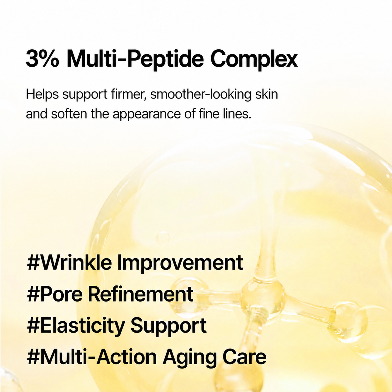 ✨RETINAL FIRMING BOOSTER – Smoothing & Hydrating Night Care with 0.1% Retinal + 3% Multi-Peptide Complex 🌙